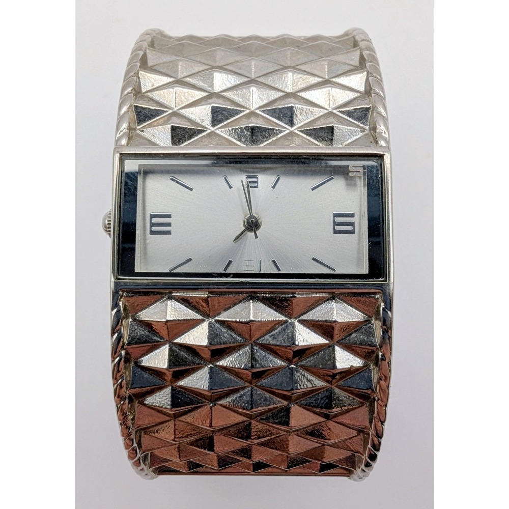 FMD Stainless Steel Rectangle Dial Women's‎ Watch FMDCT237 New Battery